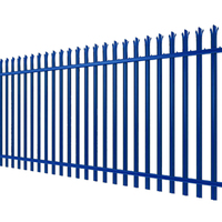Valla de Acero de 40 mm x 40 mm para Jardín, Seguridad Residencial, Ángulo Galvanizado de 2.4 m, Precios de Vallas de Palisade