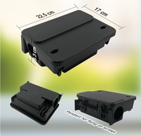 Boîte à appâts pour souris multi-captures verrouillable, contrôle des rongeurs, boîte à appâts pour souris en PP, piège à souris en plastique, station d'appât pour rats