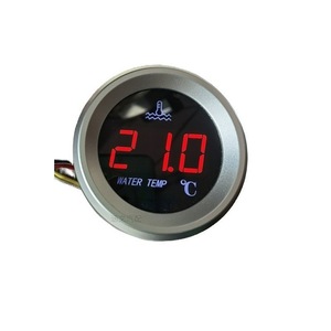 Jauge de température d'eau numérique Hanwen 52 mm universelle pour véhicules et camions, affichage électronique avec alarme - Product Image 1