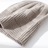 Bonnet en tricot jacquard épais pour homme, 100 % laine, style urbain, chaud pour l'automne/hiver, motif pois et fruits