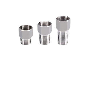 ข้อต่อเหล็กกล้าไร้<span class=keywords><strong>ส</strong></span>นิมแบบลดขนาด 6 <span class=keywords><strong>นิ้ว</strong></span> ถึง 4 <span class=keywords><strong>นิ้ว</strong></span> ผนังหนาพิเศษ แบบยาวพิเศษ เกลียว BSP/NPT - Product Image 2