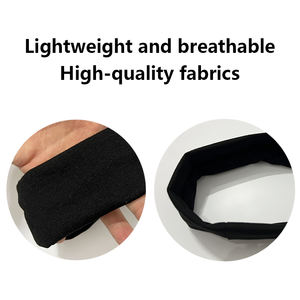 थोक अवशोषक पसीना इलास्टिक पतली पॉलिएस्टर योग जो लोगो कस्टम के साथ खेल हेडबैंड स्वेटर - Product Image 4