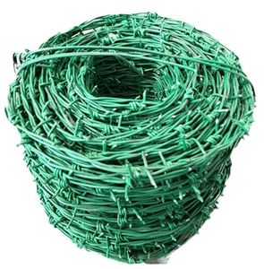 Fil de fer barbelé galvanisé en bobine de 1,7 mm, anti-escalade, anti-vol, pour la sécurité des aéroports, avec couleur personnalisée - Product Image 1