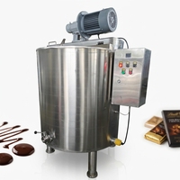 Réservoir d'agitateur de mélange de chocolat électrique 50L 100L 200L 300L 500L 1000L avec pompe à chocolat