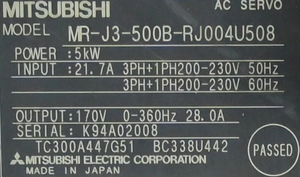 ไดรเวอร์กำลัง MR-J3-500B-RJ004U508 การสื่อสาร EtherCAT ระบบอัตโนมัติทางอุตสาหกรรม - Product Image 3