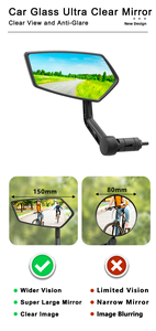 Easydo xe đạp thanh kết thúc gương dễ dàng để ô tô lớp kính cài đặt an toàn đi xe đạp gương chiếu hậu - Product Image 2