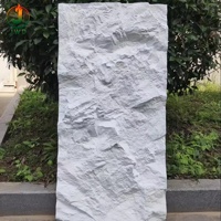Panneau en pierre PU imperméable, ignifuge, moderne, léger, imitation roche, décoration
