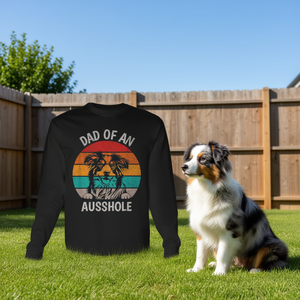 T-shirt à manches longues pour papa de chien de compagnie de race Australian Shepherd - Product Image 3