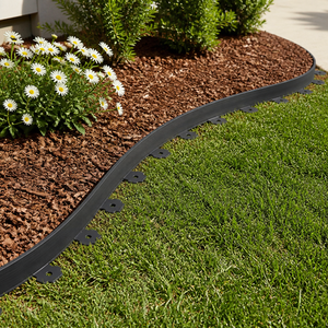 Kit de bordure de jardin en plastique couleur personnalisée Sunsbuild avec piquets de fixation au sol pour pelouse, parterre de fleurs, cour et allée - Product Image 5
