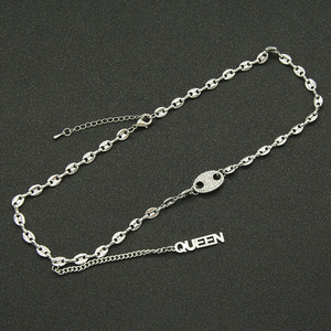 Literary Pig Nose Buckle Collarbone Necklace, Cute Pendant Trendy Women's Fashion Accessories Tanjing - Product Image 2