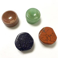 Großhandel Crystal Ball Display Bases Geschnitzte Natur Multi Color Mix Quarz runde geformte Kugel halter für Sphere Stand