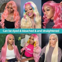 Pelucas de Cabello Humano Virgen Vietnamita con Cutícula Alineada # Peluca frontal transparente HD de onda profunda 4, color marrón chocolate, 13x4, 180% de densidad