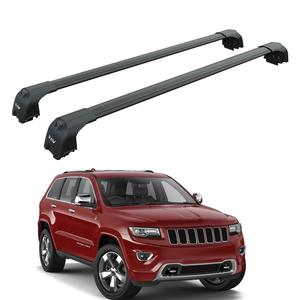 Barras Transversales de Aluminio PAW para Techo de Jeep Grand Cherokee Paw Pro 3, Portaequipajes Negro Plateado, Capacidad de Carga 100 kg+, Ajuste Personalizado - Product Image 1