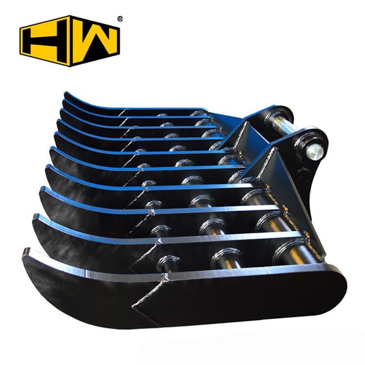 HONGWING Attractive Price Mini Excavator Mechanical Rake Rake Excavator