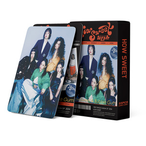 KPOP 55ชิ้น/กล่องหวานมินจิผมแดนิเอลล์โฟโต้การ์ดการ์ดโฟโต้การ์ดโลโม - Product Image 1