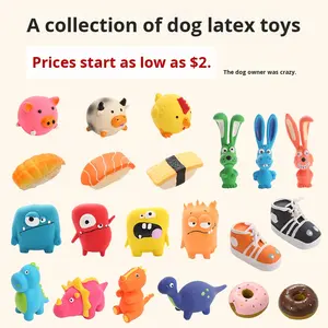 Fournitures pour animaux de compagnie : Jouets pour chiens en latex, best-seller, grande collection pour le nettoyage des dents, l'interactivité et la mastication - Product Image 3