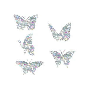 Butterfly Static Window Clings Anti Collision Window Decals for Bird Strikes Glass Alert Stickers sun catcher stickers