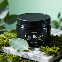 Beurre capillaire hydratant professionnel de qualité salon, formule naturelle, douce, efficace, avancée, riche, pure et fraîche, pour usage quotidien – Marque blanche