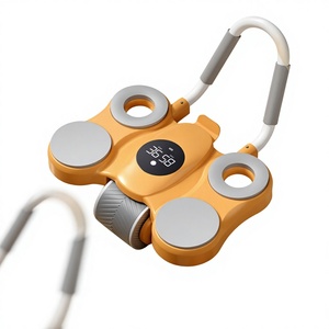 Roue abdominale à rebond automatique avec double support <span class=keywords><strong>pour</strong></span> les coudes, équipement de fitness à domicile <span class=keywords><strong>pour</strong></span> affiner le <span class=keywords><strong>ventre</strong></span>, appareil d'entraînement musculaire sportif - Product Image 1