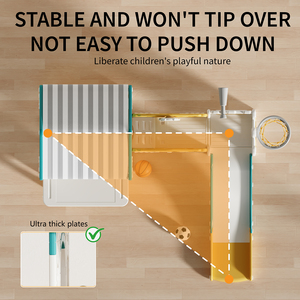 Trong nhà sân chơi ngoài trời 6 trong 1 trẻ em trong nhà trượt cho trẻ mới biết đi 1-3 bé trong nhà và ngoài trời leo núi playsets chơi nhà cho trẻ em - Product Image 5