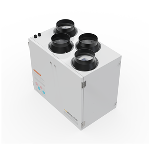 Ventilation verticale à double flux, moteur BLDC, 350 m3/h, système de CVC à air frais, récupération de chaleur, contrôleur, économie d'énergie, acier inoxydable - Product Image 4