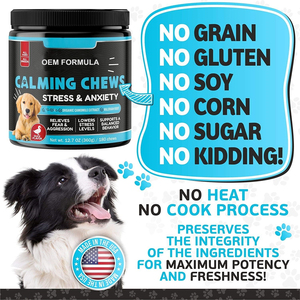 Golosinas Masticables Suaves para Perros con Fórmula OEM, Solo Naturales, para el Relajamiento y la Calma, Apoyo Conductual, Promueven la Relajación y la Comodidad - Product Image 4