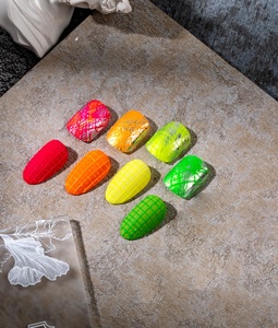 Beshyne-gel <span class=keywords><strong>fluorescente</strong></span> de dibujo, pintura de líneas de colores, UV, esmalte de uñas, Gel de araña creativo - Product Image 4