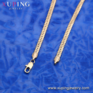 Collar de Cadena Chapado en Oro de 18k con Diseño Simple de Moda Xuping 046N1 - Product Image 4