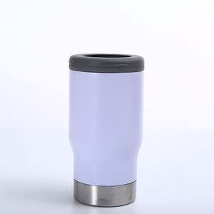 Vaso Térmico de Acero Inoxidable 304 de 14oz, Enfriador de Latas, Vaso Portátil para Helados, Botella de Agua con Aislamiento al Vacío - Product Image 1