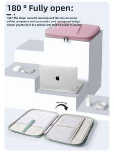 TAIKESEN, Funda personalizada para ordenador portátil, funda de poliéster con bolsillo, Compatible con <span class=keywords><strong>MacBook</strong></span> Notebook M3 M2 <span class=keywords><strong>M1</strong></span> Pro <span class=keywords><strong>Max</strong></span> - Product Image 5
