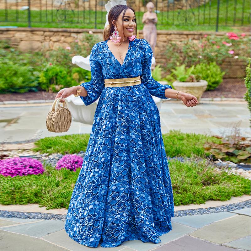 Fancy Frocks New Fancy Long Dress Rialto Floral Chiffon Maxi Dress- Women's  Designer Luxury Dresses