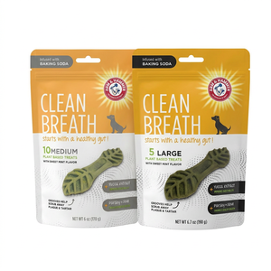 Sacs d'emballage pour aliments pour chiens imprimés sur mesure, sachets refermables en plastique BOPP AL PE de qualité alimentaire - Product Image 1