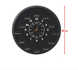 Horloge <span class=keywords><strong>murale</strong></span> en acrylique moderne et créative pour mini figurines d'<span class=keywords><strong>action</strong></span>, présentoir pour objets de collection et poupées - Product Image 3