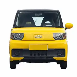 Chery QQ Ice Cream Cone Electric Mobile Car Small Cars 2 Seater 20kw New Energy Vehicles For Adult