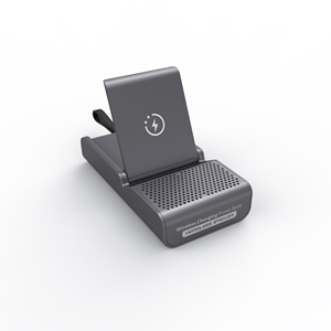 Hút Từ Người Giữ Điện Thoại Ngân Hàng Điện Cầm Tay Với Cáp 5000MAh Nhanh Chóng Sạc <span class=keywords><strong>Bluetooth</strong></span> Loa Với Sạc Không Dây - Product Image 2