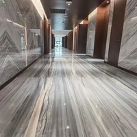 Dalle de marbre italien Palissandro Azzurro, surface polie moderne bleu sable pour murs, sols et comptoirs intérieurs