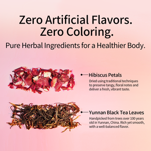 Tè Cloudytree Personalizzato, Tè Freddo ai Fiori, Tè Nero <span class=keywords><strong>Naturale</strong></span> alle Erbe con Petali di Ibisco - Product Image 3
