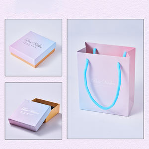 Boîte cadeau en carton rigide écologique, impression offset, logo personnalisé, boîte en papier recyclable, emballage de luxe pour bracelet et bague - Product Image 3