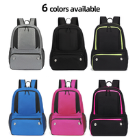 Sac à dos de sport à logo personnalisé de grande capacité Rangement séparé pour chaussures Doublure en polyester imperméable-pour le football de football