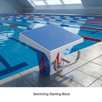 Hochwertiges Rutschfestes Sprungbrett und Schwimmbadausrüstung für Schwimmbadwettbewerbe