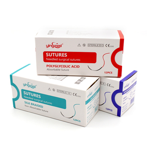 Suturas quirúrgicas <span class=keywords><strong>no</strong></span> <span class=keywords><strong>absorbibles</strong></span> trenzadas de seda aprobadas por ISO/CE de Yingmed - Product Image 4