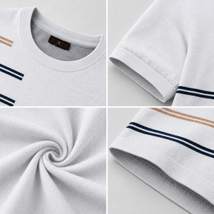 Custom Geometric Print T Shirt Men Modern Fashion Graphic <b>Tee</b> Premium Casual Wear Private Label OEM ODM Clothing Manufacturer - Product Image 2