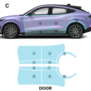 Pour Ford <span class=keywords><strong>Mustang</strong></span> Mach-E GT chaque partie du <span class=keywords><strong>film</strong></span> TPU PPF prédécoupé voiture anti-rayures auto-cicatrisation peinture transparente <span class=keywords><strong>film</strong></span> protecteur - Product Image 1