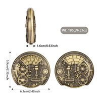 Donjons Gear métal dés boussole rotatif Fidget Spinner dés pour jeu de rôle fête faveurs cadeaux