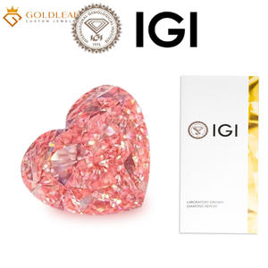 Prix d'usine Diamant rose en forme de cœur cultivé en laboratoire, rapport IGI, haute qualité, diamants HPHT CVD véritables, couleurs fantaisie, toutes tailles de coupe disponibles - Product Image 5