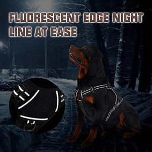 Tattico Addestramento Del Cane Cablaggio No Tirando Anteriore Clip Guinzaglio Pet Maglia di Lavoro - Product Image 5