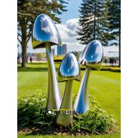 Sculpture de fraise géante personnalisée en acier inoxydable, artisanat moderne en métal poli miroir, statue de fruit