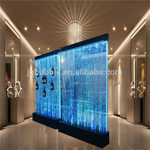 Home Furniture <b>bookcase</b> with LED Lights acrylic water bubble panel - Product Image 3