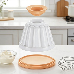 Moule à pudding vapeur antiadhésif et résistant à la chaleur, écologique, avec couvercle, pour gelée, dessert, <span class=keywords><strong>crème</strong></span> au chocolat – Offre Spéciale - Product Image 4