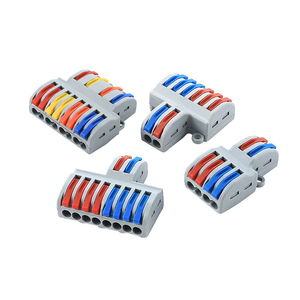 Compact <span class=keywords><strong>2</strong></span> In 6 Uit Snel Universeel Draadsplitter Klemmenblok SPL-62 Compacte Bedradingskabelconnector Voor Led Lamp Power Push-In - Product Image 4